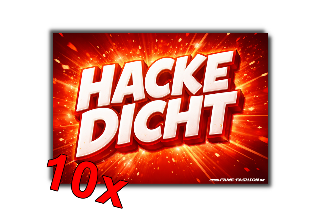 HACKE DICHT - Malle Sticker