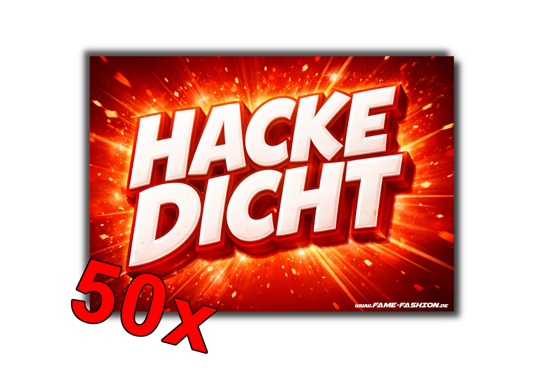 HACKE DICHT - Malle Sticker