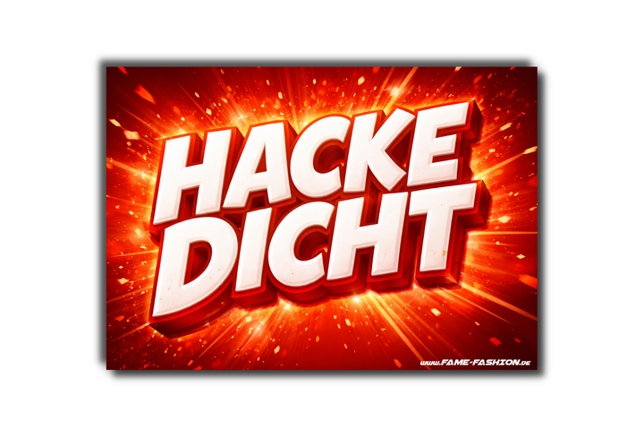 HACKE DICHT - Malle Sticker