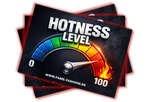 HOTNESS Level - Malle Sticker