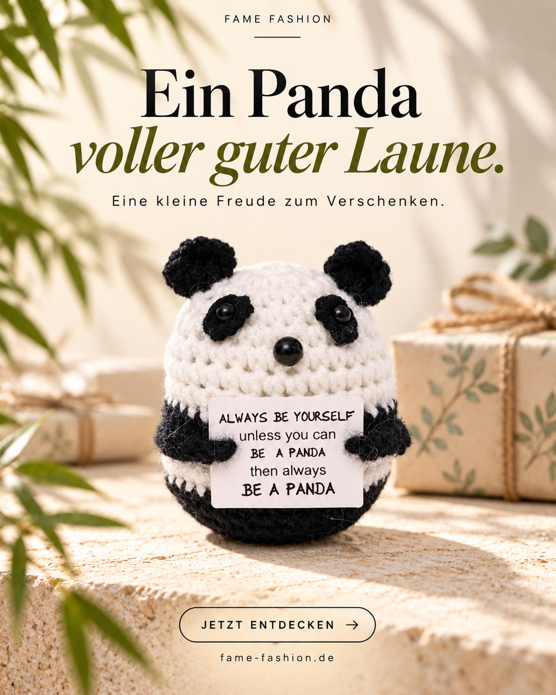 "Positive Panda"-Figur