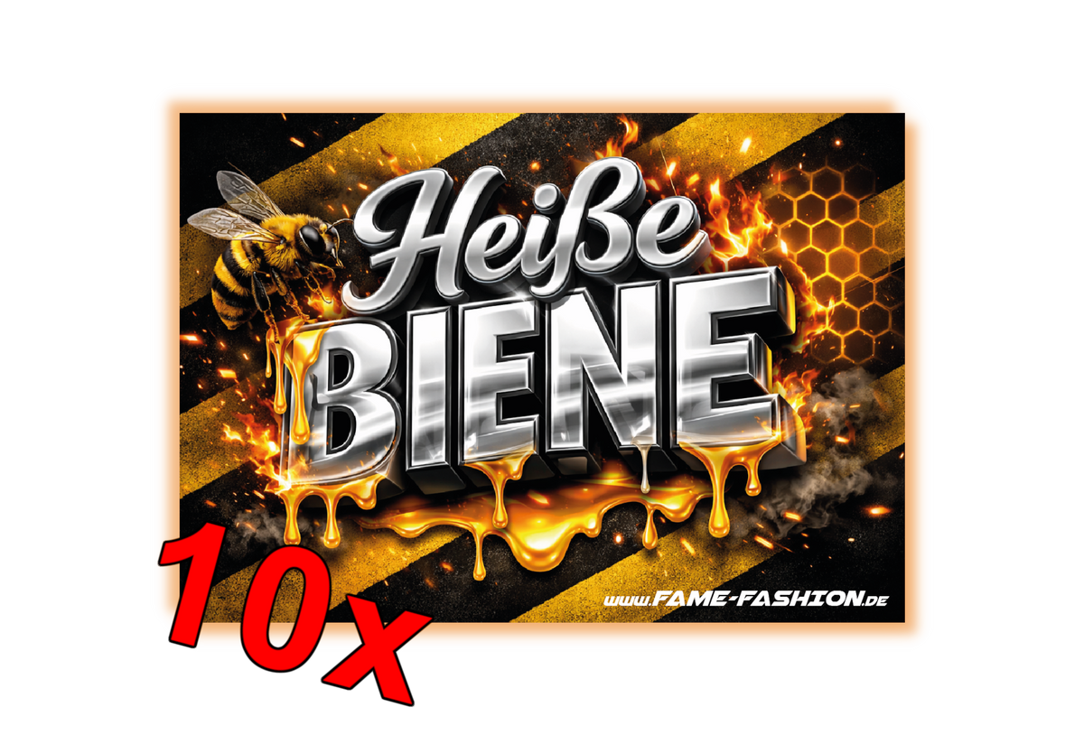 Heiße BIENE - Malle Sticker