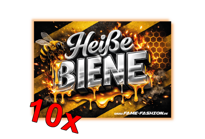 Heiße BIENE - Malle Sticker