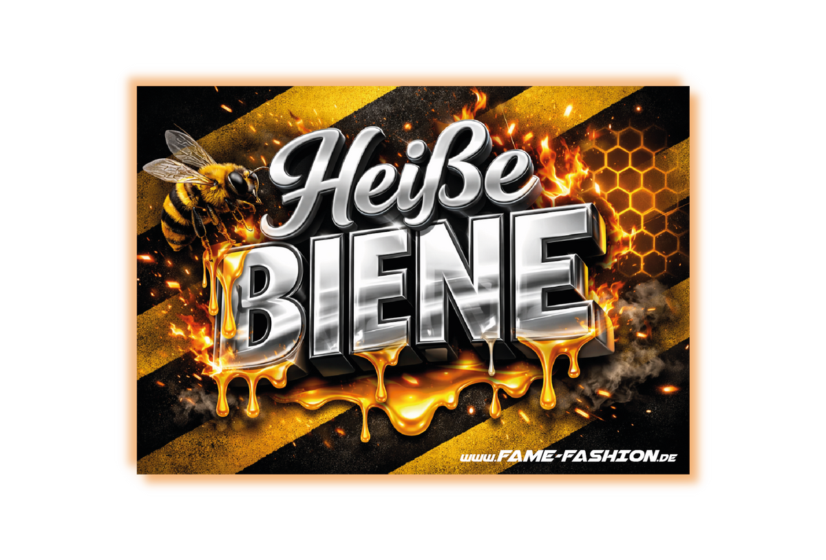 Heiße BIENE - Malle Sticker