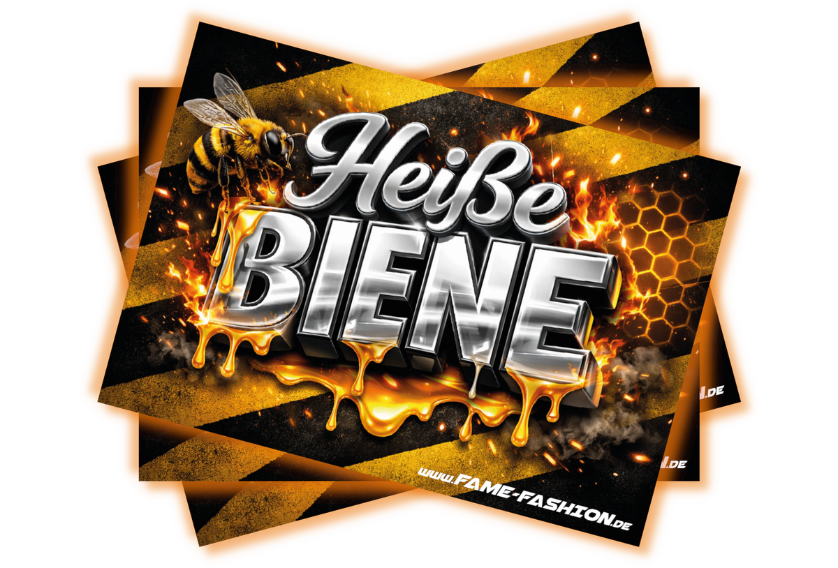 Heiße BIENE - Malle Sticker