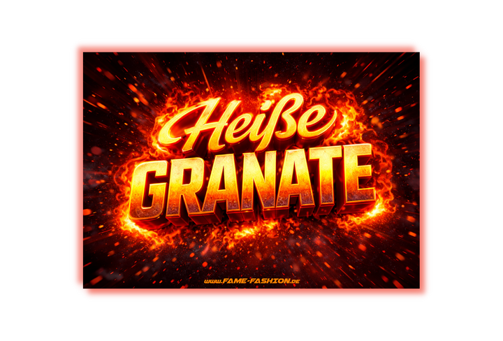 Heiße Granate Malle Sticker