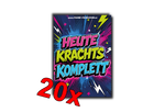 HEUTE KRACHTS KOMPLETT  - Malle Sticker