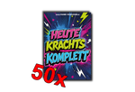 HEUTE KRACHTS KOMPLETT  - Malle Sticker