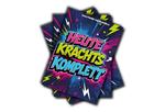HEUTE KRACHTS KOMPLETT  - Malle Sticker