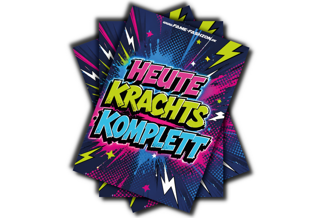 HEUTE KRACHTS KOMPLETT  - Malle Sticker