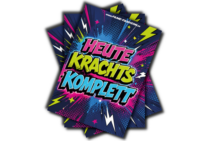 HEUTE KRACHTS KOMPLETT  - Malle Sticker