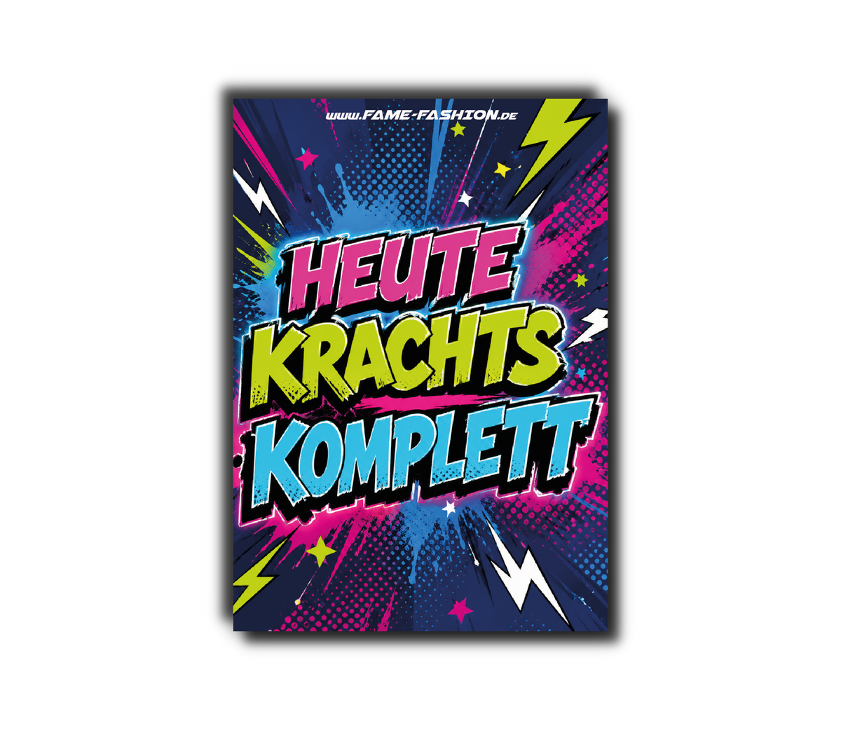 HEUTE KRACHTS KOMPLETT  - Malle Sticker