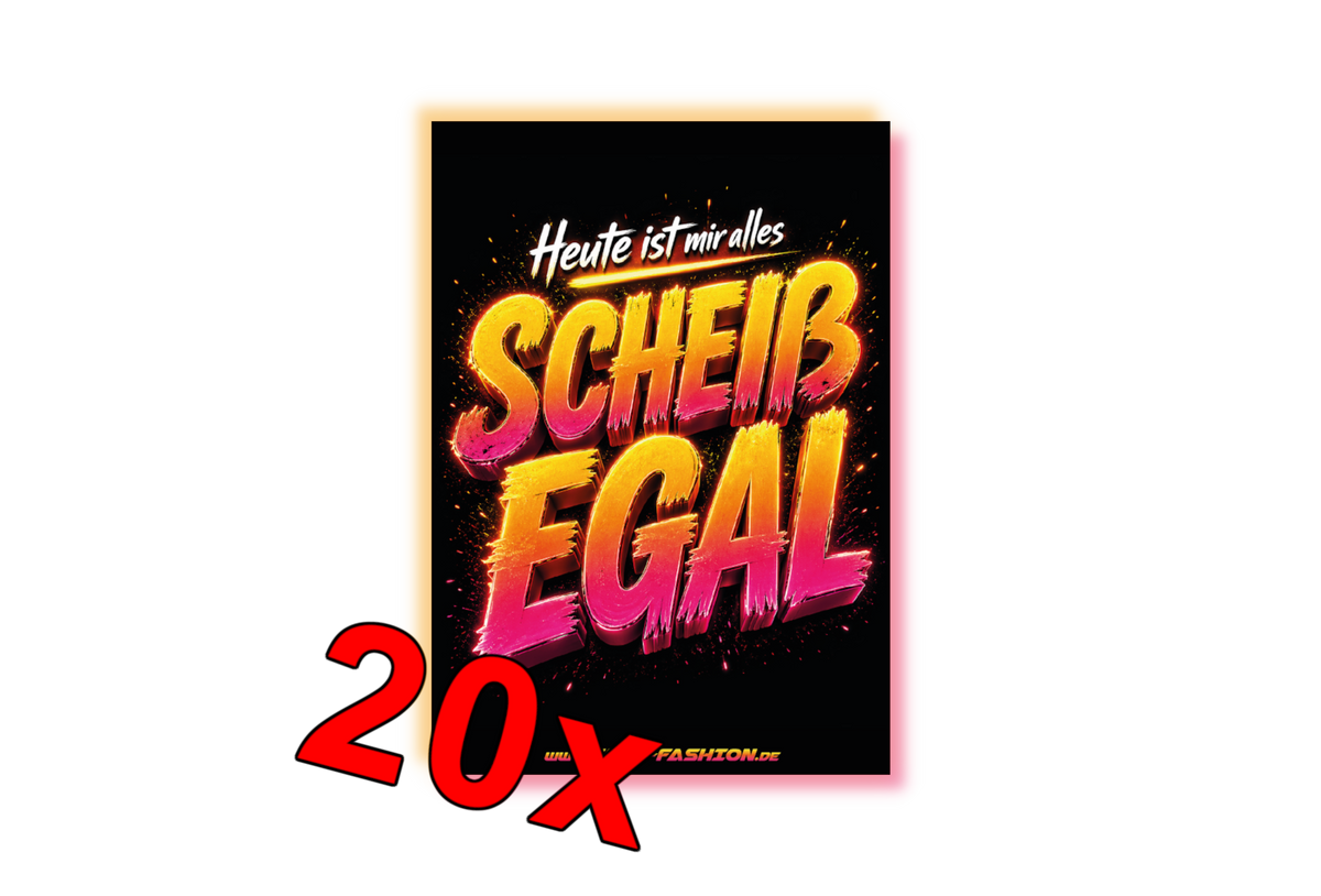 Heute ist mir alles SCHEIß EGAL - Malle Sticker
