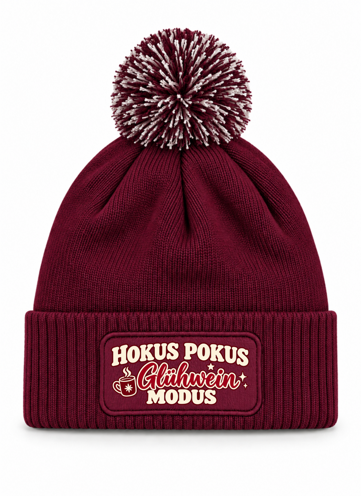 Hokus Pokus Glühwein Modus - Beanie mit Bommel