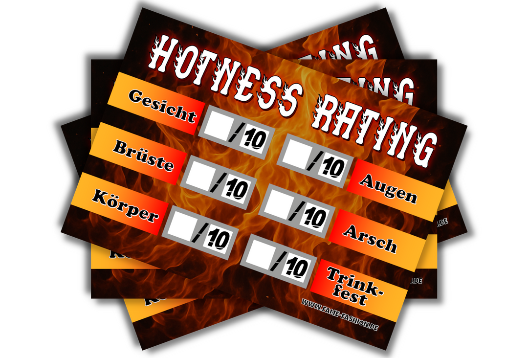 HOTNESS RATING Malle Sticker