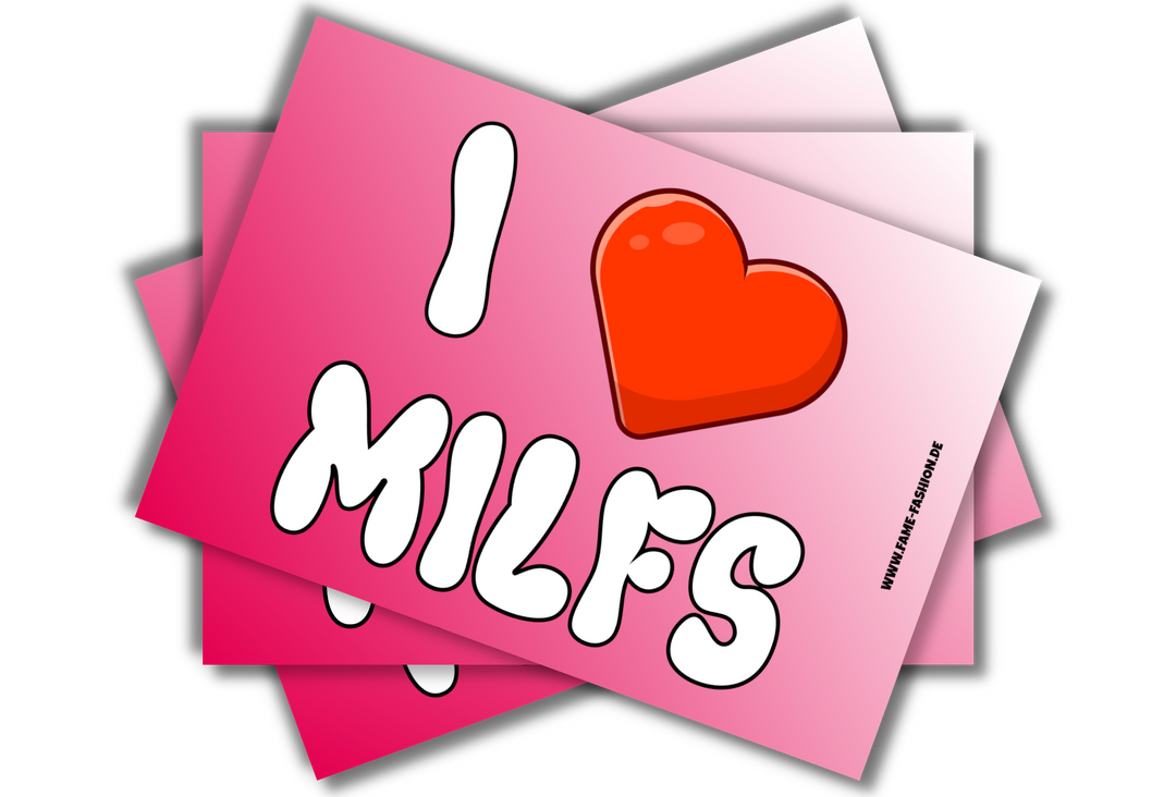 I Love MILFS MALLE STICKER