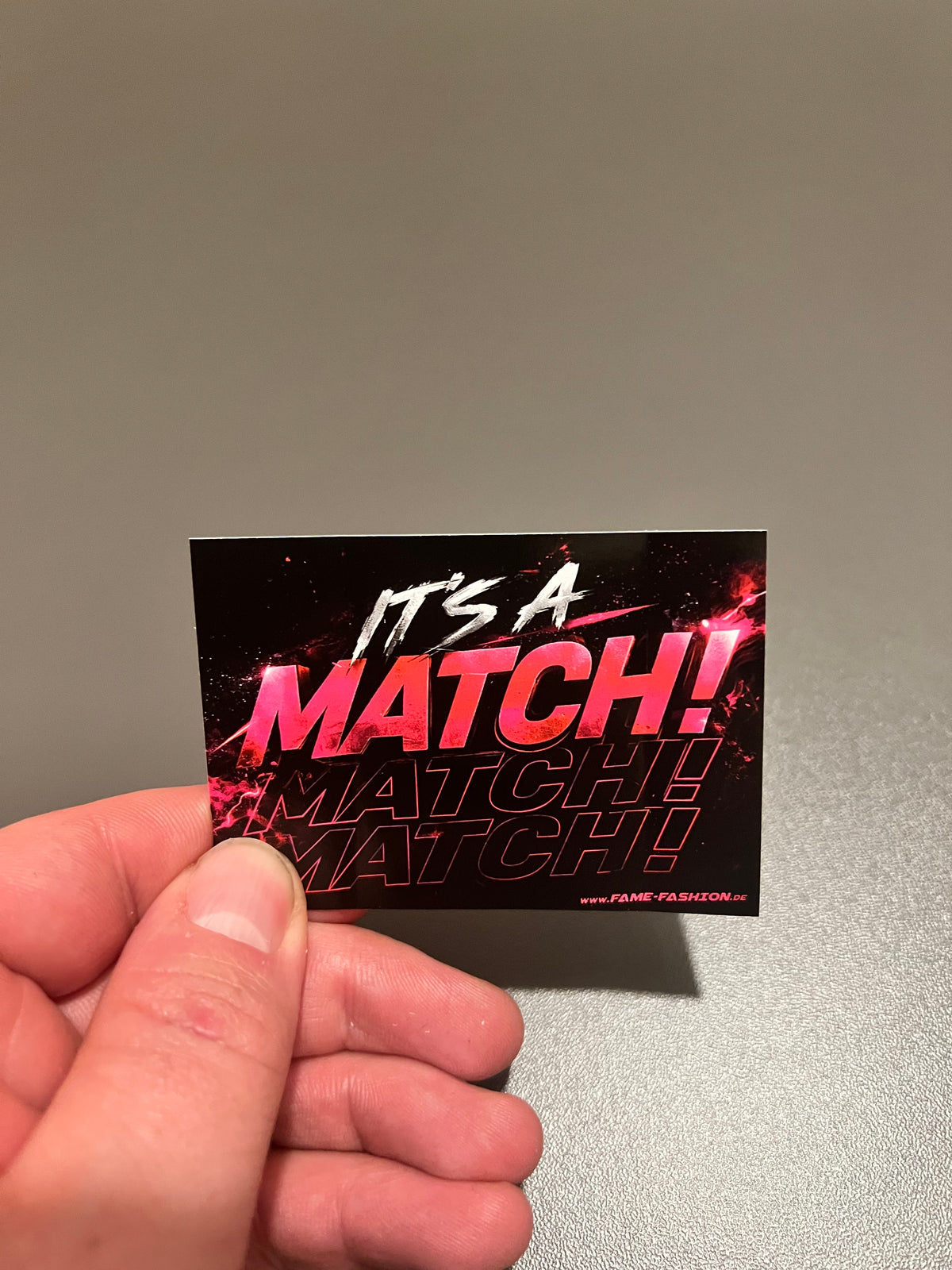 Its a MATCH 2.0 - Malle Sticker