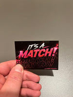 Its a MATCH 2.0 - Malle Sticker
