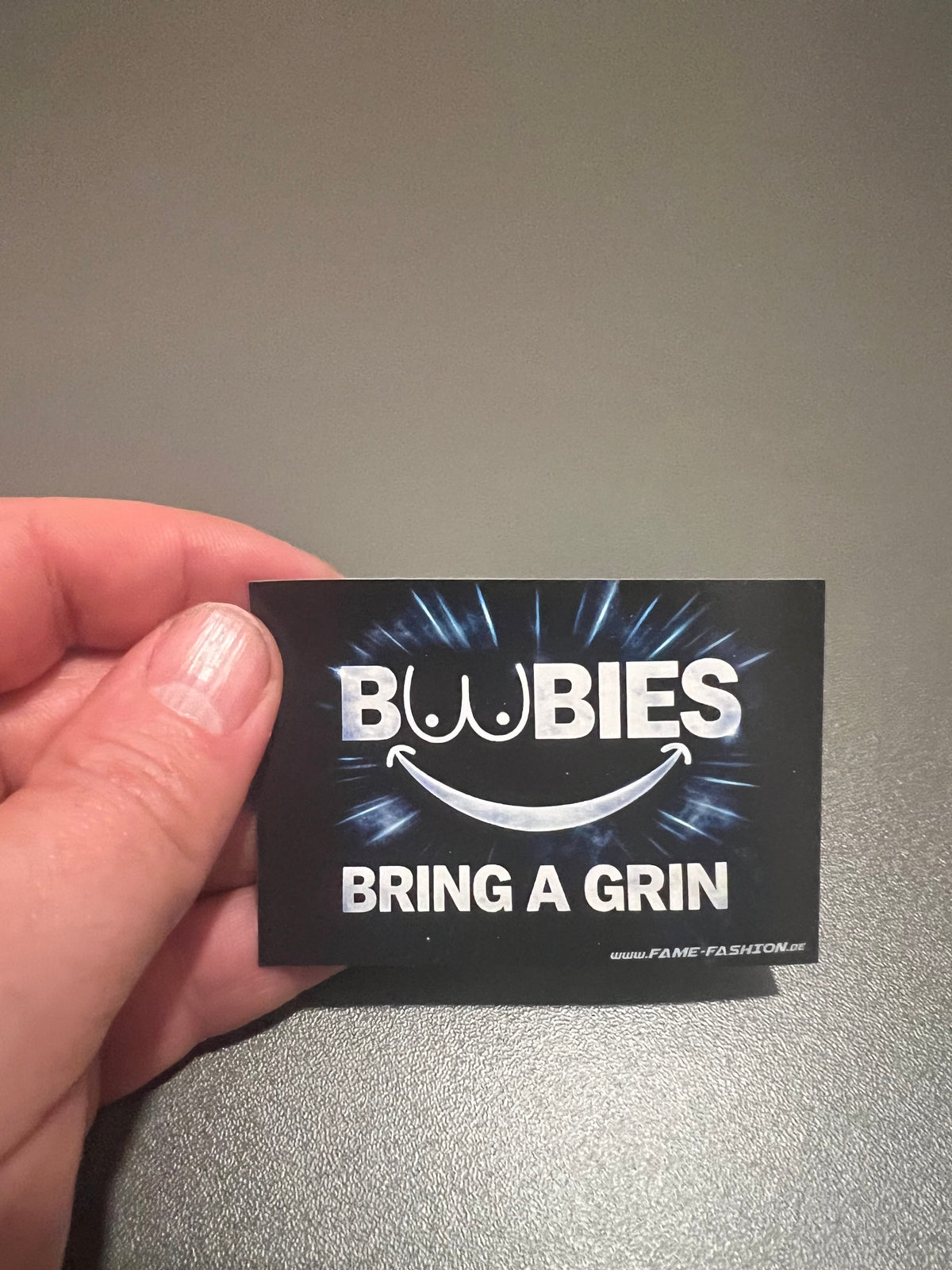 Boobies - Bring a grin - Malle Sticker