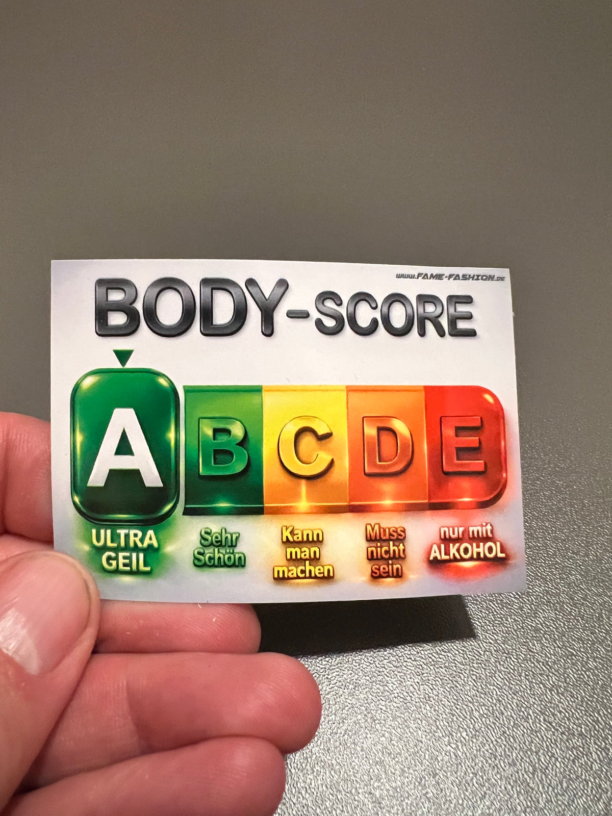 BODY-Score - Malle Sticker
