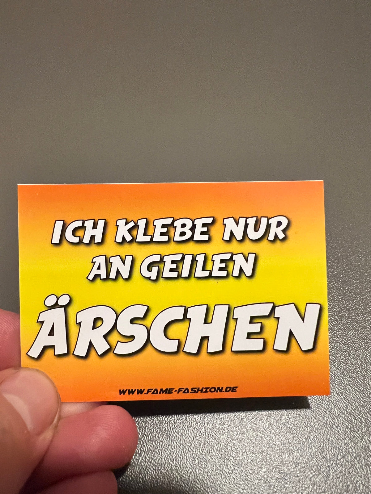 Ich klebe nur an geilen Ärschen Malle Sticker