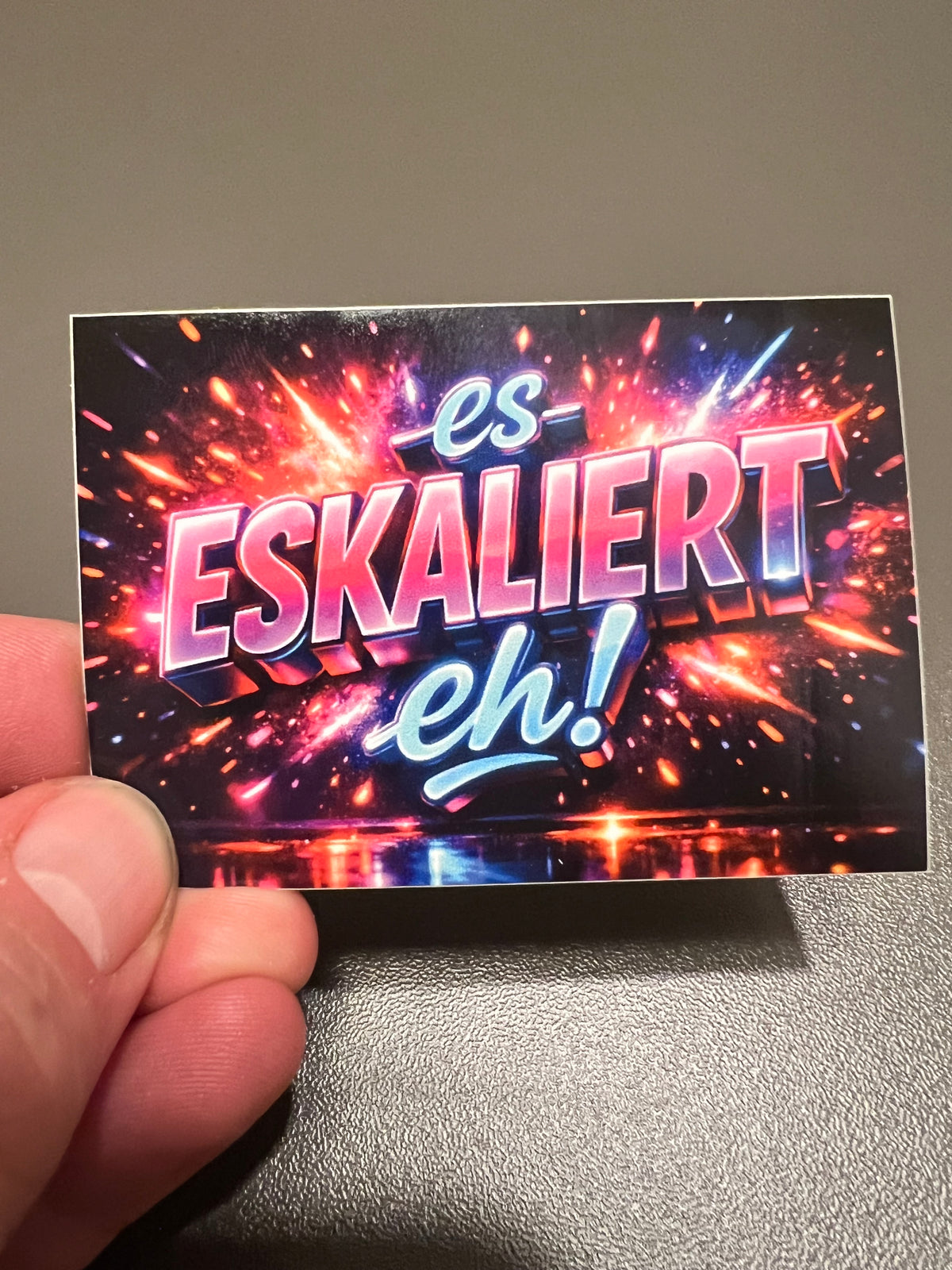 es ESKALIERT eh! 2.0 Malle Sticker