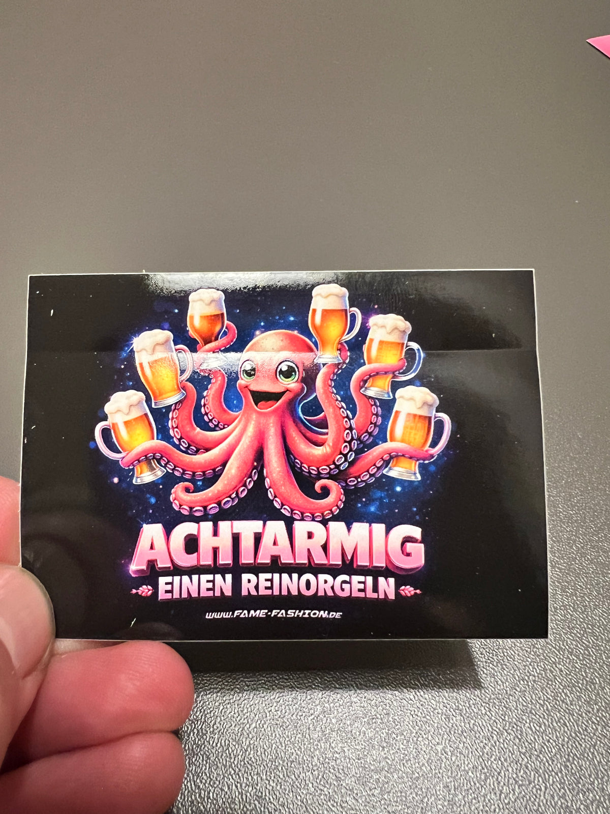 Achtarmig einen Reinorgeln 2.0 Malle Sticker
