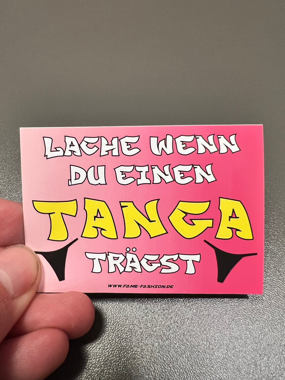 Lache wenn du einen TANGA trägst MALLE STICKER