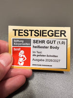 TESTSIEGER heißester Body MALLE STICKER