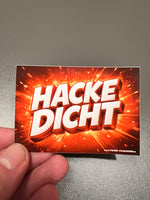 HACKE DICHT - Malle Sticker