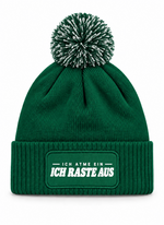 Ich Atme ein-Ich RASTE aus 1.0 - Beanie mit Bommel
