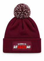 Ich Atme ein-Ich RASTE aus 2.0 - Beanie mit Bommel