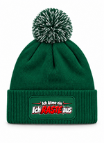 Ich Atme ein-Ich RASTE aus 2.0 - Beanie mit Bommel