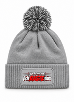 Ich Atme ein-Ich RASTE aus 2.0 - Beanie mit Bommel