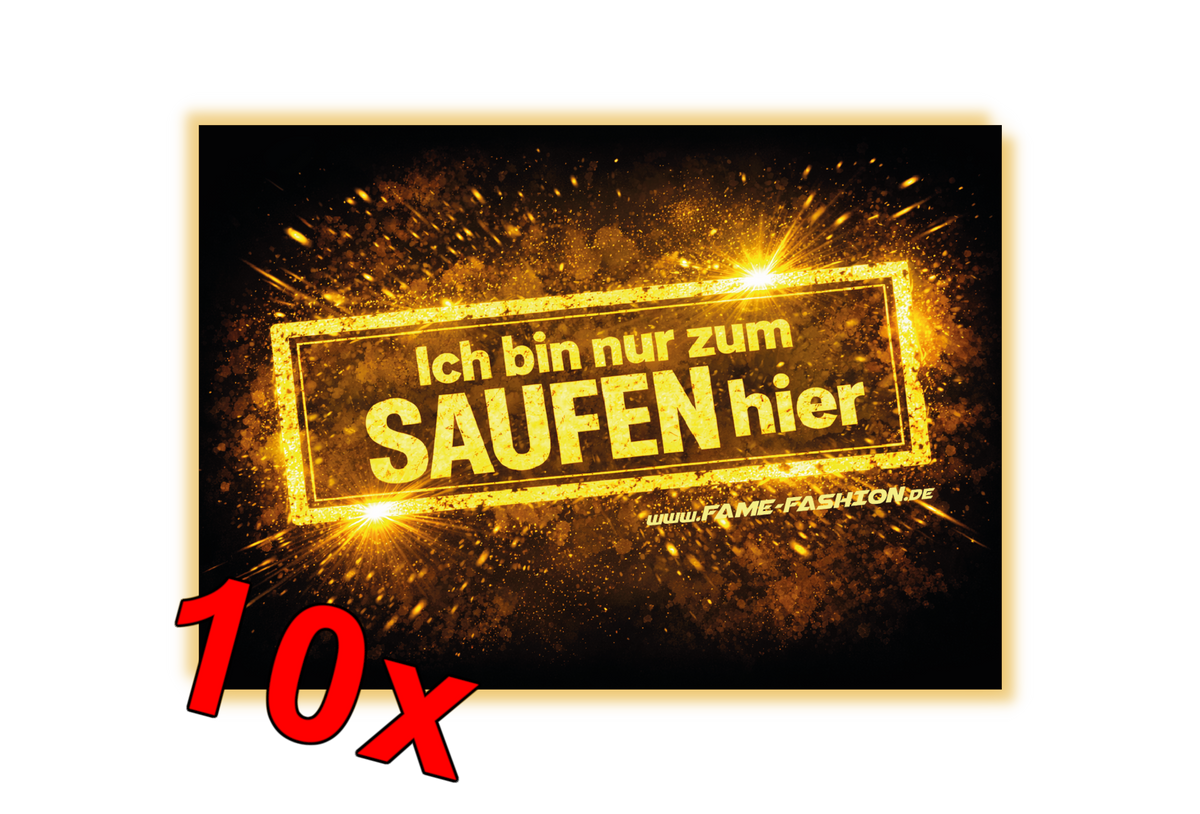 Ich bin nur zum Saufen hier 2.0 - Malle Sticker