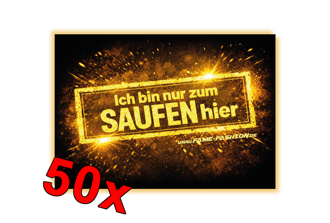 Ich bin nur zum Saufen hier 2.0 - Malle Sticker