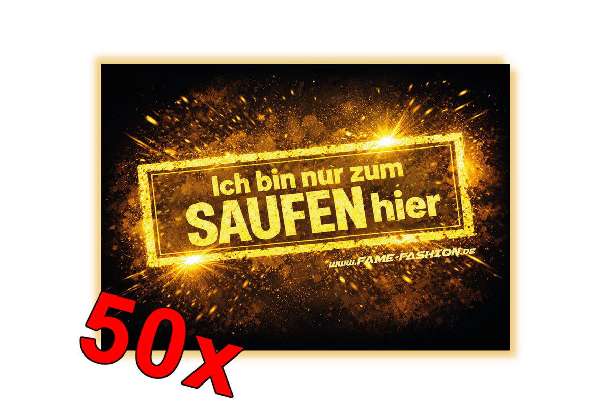 Ich bin nur zum Saufen hier 2.0 - Malle Sticker