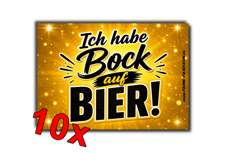 Ich habe Bock auf Bier - Malle Sticker