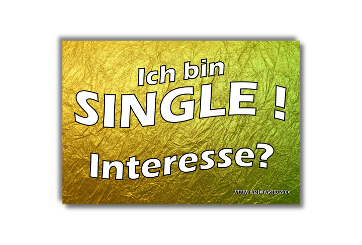 Ich bin SINGLE MALLE STICKER