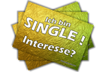Ich bin SINGLE MALLE STICKER