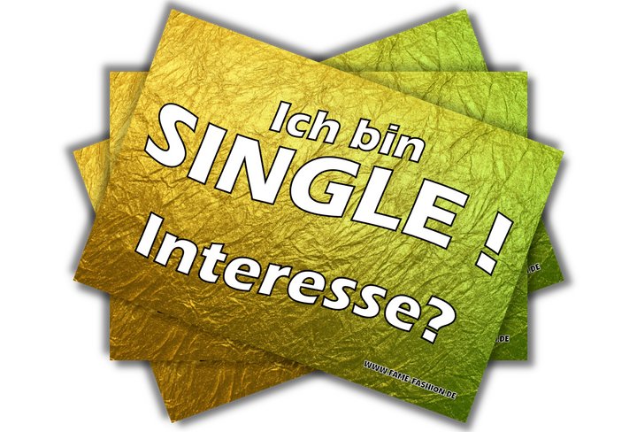 Ich bin SINGLE MALLE STICKER