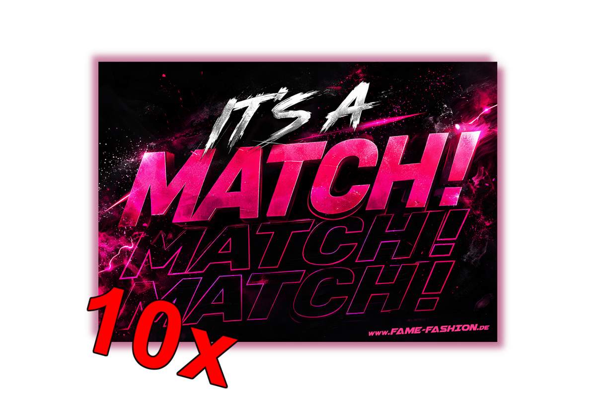 Its a MATCH 2.0 - Malle Sticker