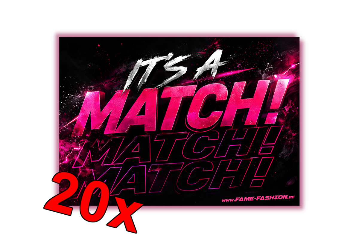 Its a MATCH 2.0 - Malle Sticker