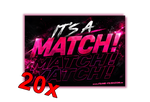Its a MATCH 2.0 - Malle Sticker