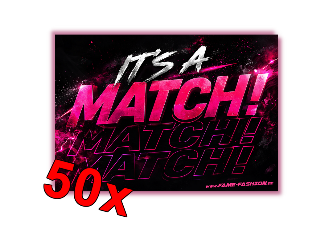 Its a MATCH 2.0 - Malle Sticker