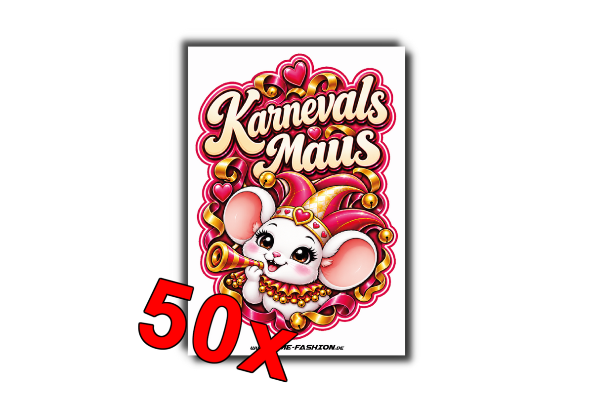 Karnevals Maus - Karneval Sticker