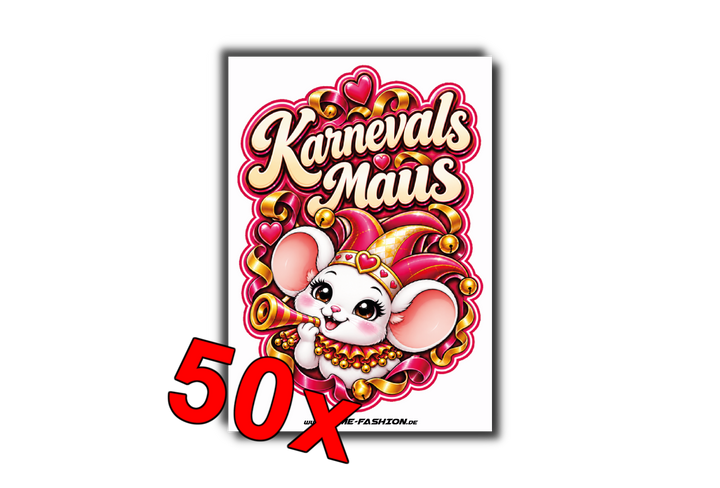 Karnevals Maus - Karneval Sticker