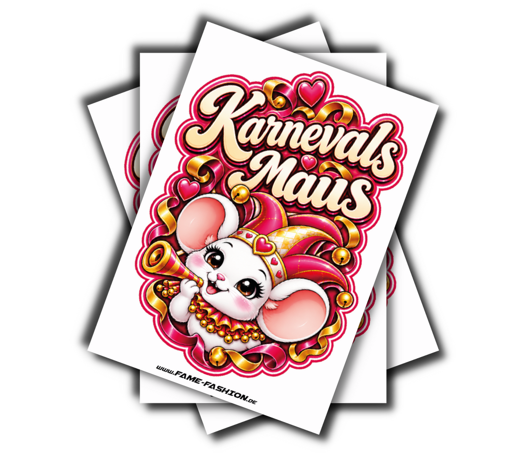 Karnevals Maus - Karneval Sticker