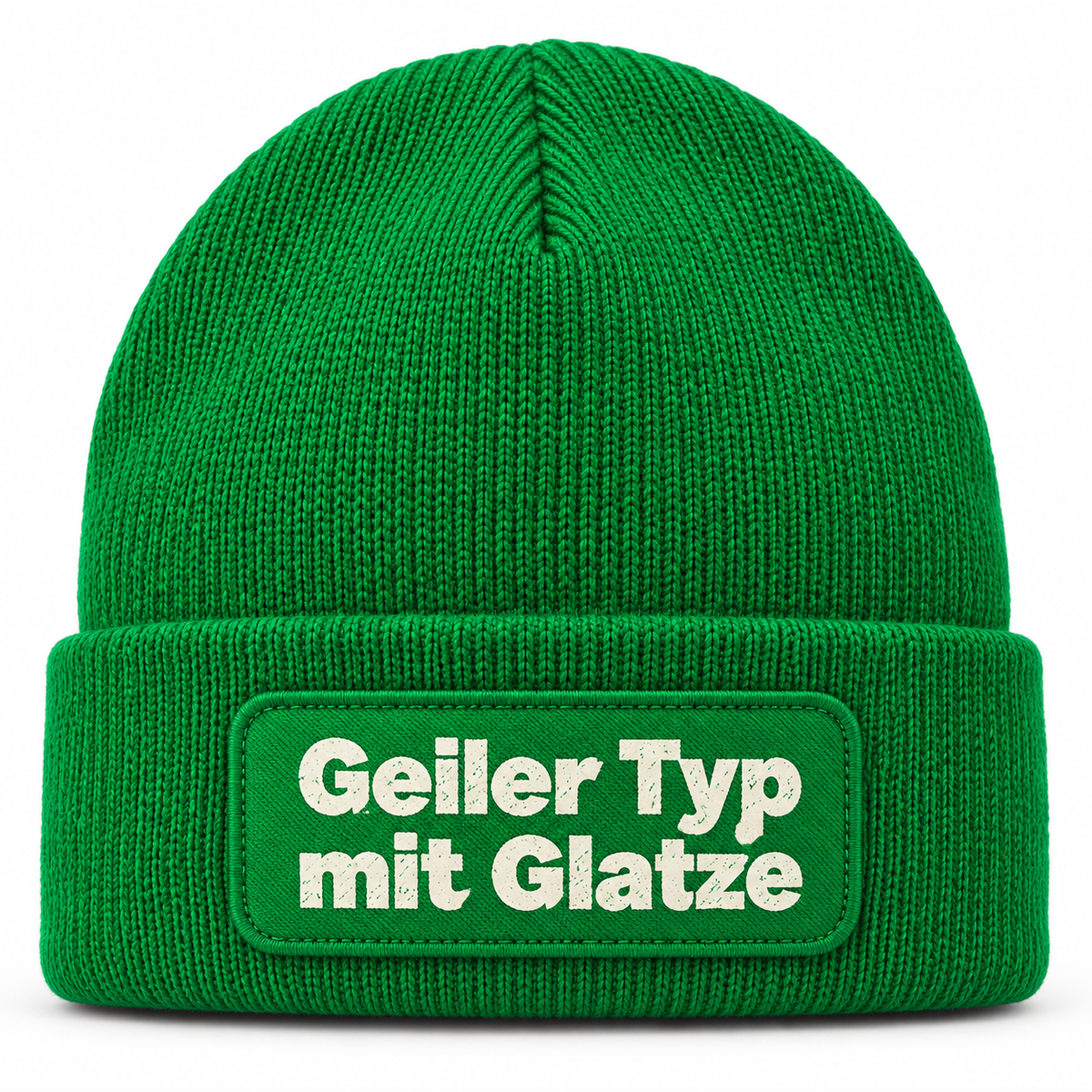Geiler Typ mit Glatze - Beanie