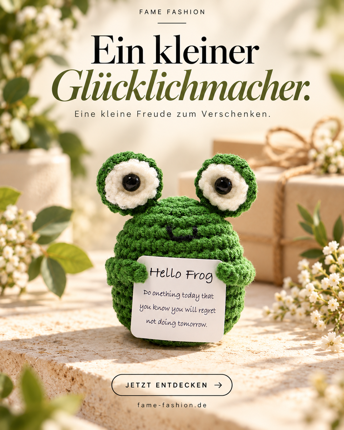 "Positive Frog"-Figur